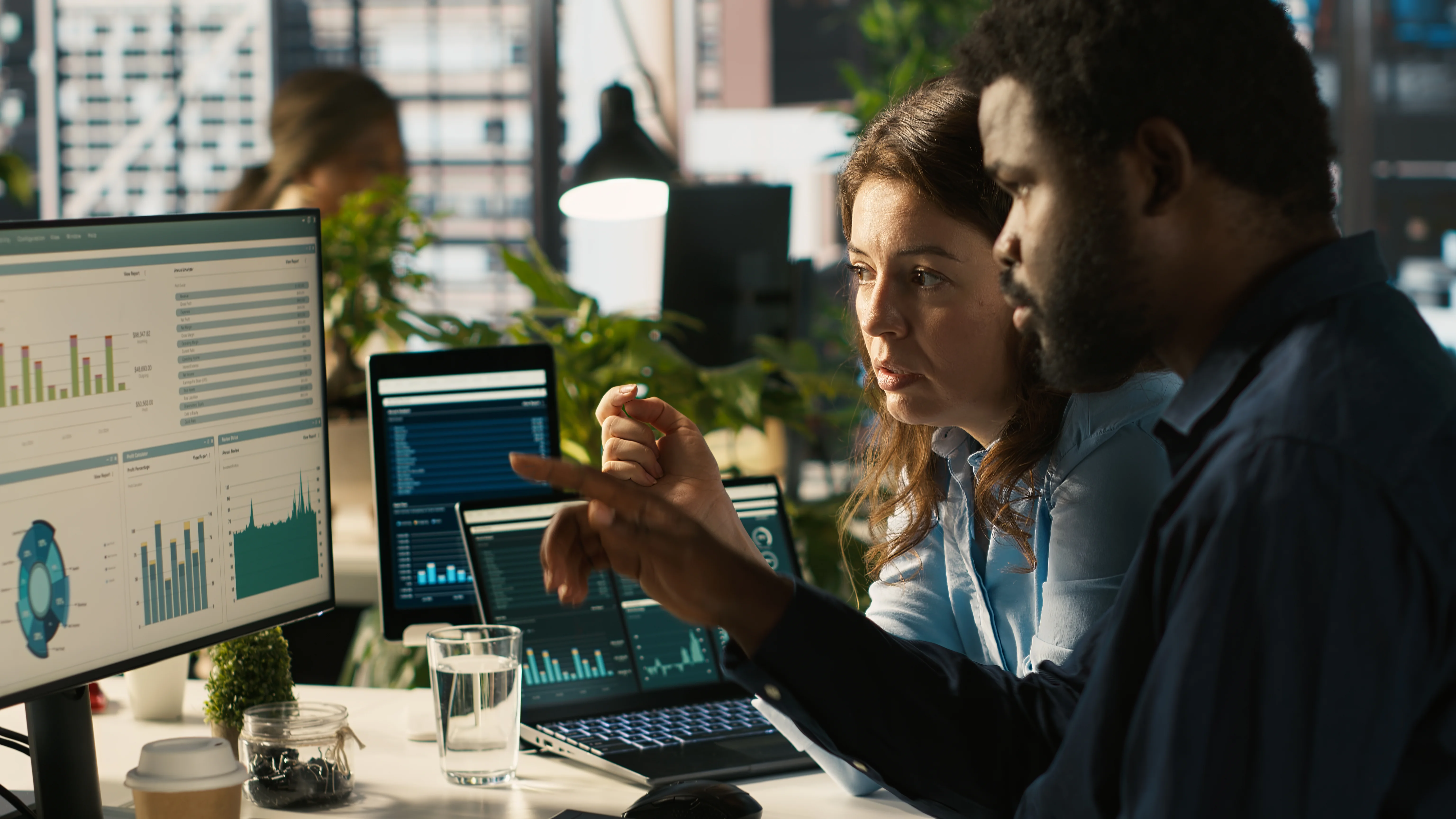Ejemplo de dashboard de Business Intelligence