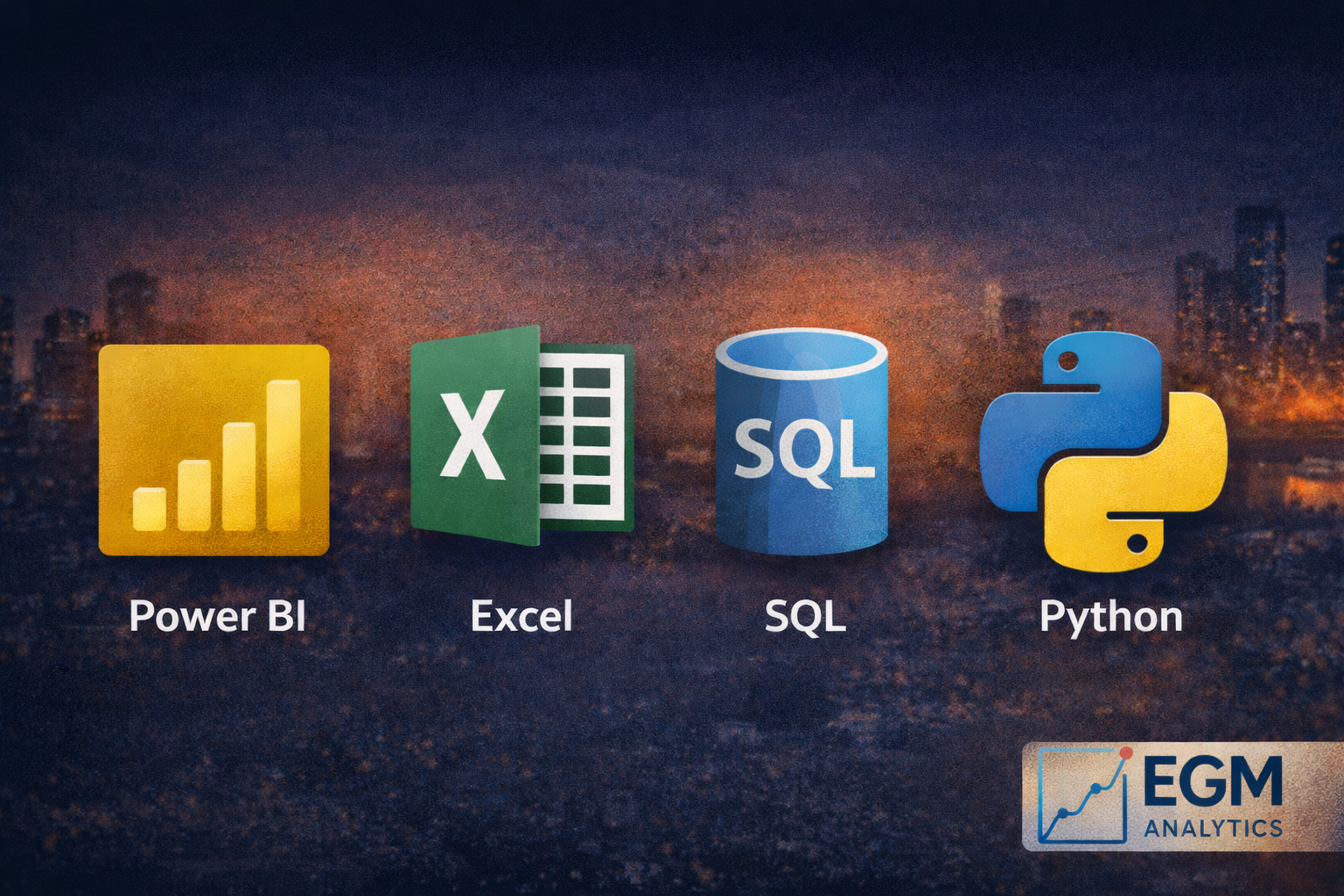 Clases de Power BI, Excel, SQL y Python
